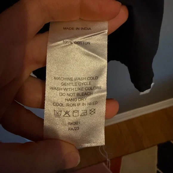 Quince 100% Organic Cotton Poplin Tiered Mini Dress (Size Small) - Picture 5 of 5